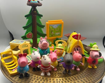 Lote VINTAGE de sets de juego de Peppa Pig 2003