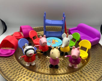 Lote VINTAGE de sets de juego de Peppa Pig 2003