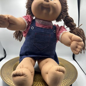 VINTAGE Cabbage Patch Baby Doll Brown Eyes 1978/1982 Coleco