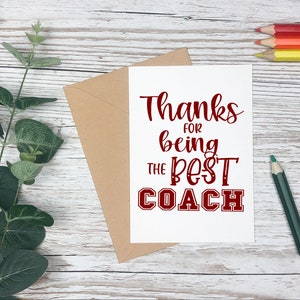 Thanks Coach SVG