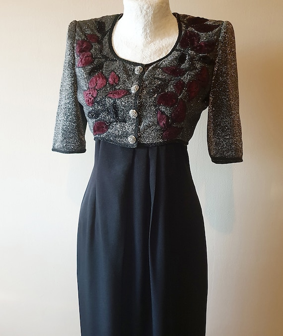 1950s Silk Brocade Dress & Bolero Jacket – Voluptuous Vintage