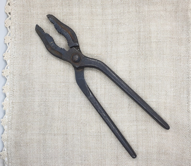Retro Pliers Collectible Toolbox Old Garage Pliers Vintage Metal Pliers Vintage Metal Tools