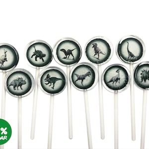 10ct. Dinosaur Sugar Free Lollipop, Sweet Clean Teeth with Xylitol and Isomalt. Enjoy lollolpop