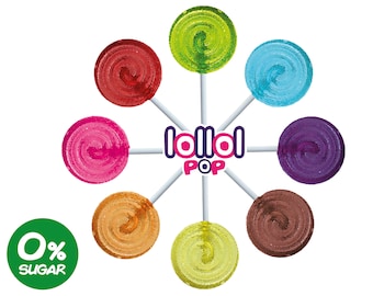 12ct. Sugar Free Lollipop, Sweet Clean Teeth with Xylitol and Isomalt. Enjoy lollolpop!