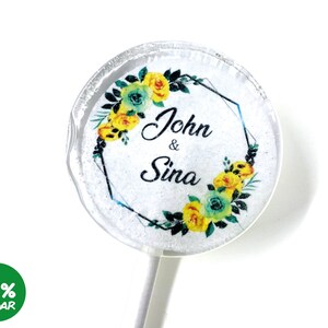 10ct. Custom bouquet Sugar Free Lollipops, Sweet Clean Teeth with Xylitol and Isomalt. Enjoy lollolpop!