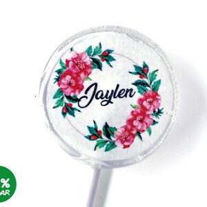 Custom Sugar-Free Lollipop Bouquet: Floral Design, Vegan, Gluten-Free