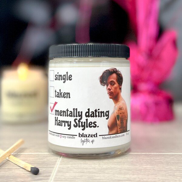Candle Harry Styles Etsy