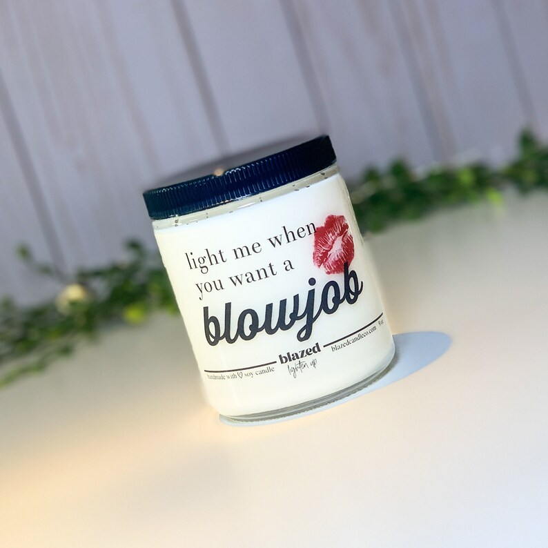 Blowjob Candle bj candle 3 Sizes Pick Any Scent Light Etsy