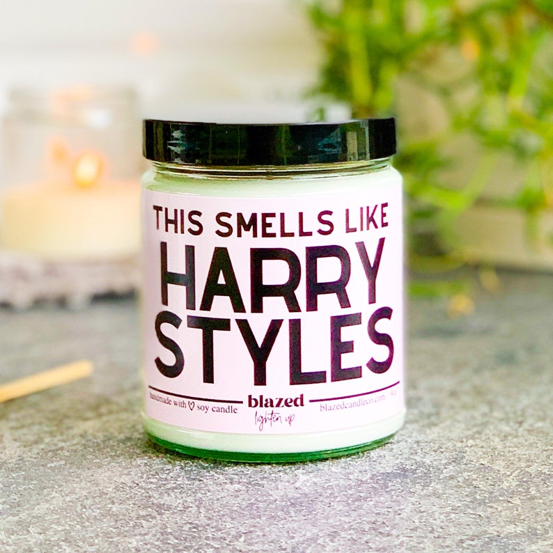 This Smells Like Harry Styles Candle Harry Styles Gift Etsy