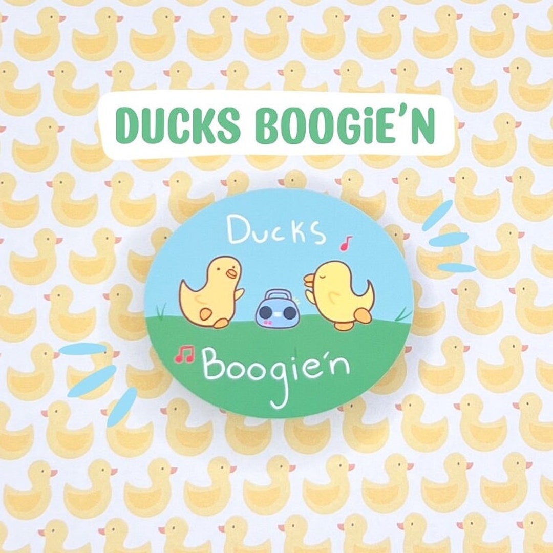 Ducks Boogien Sticker Weatherproof Matte Sticker - Etsy