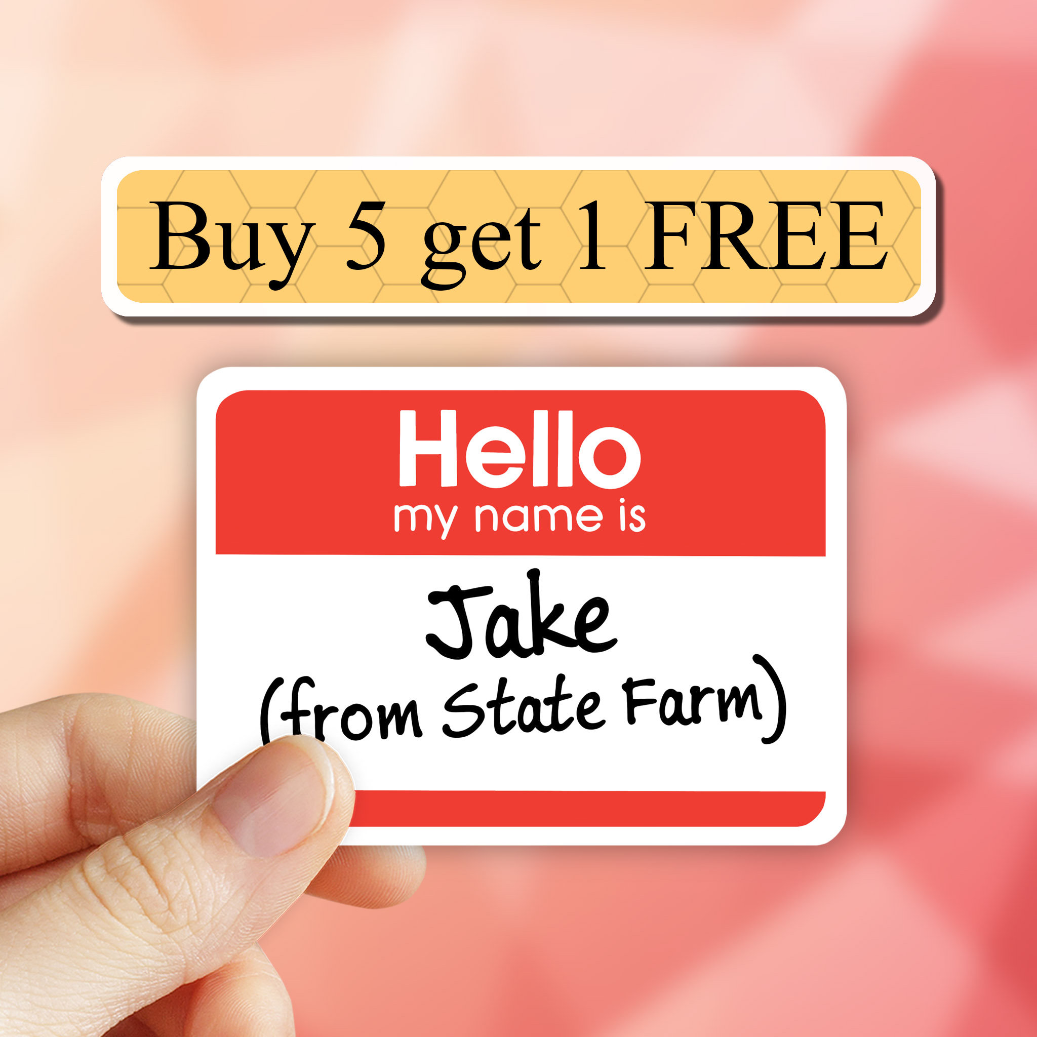Hello My Name is Jake Sticker Meme Stickers Laptop Sticker - Etsy Norway Hello My Name is Jake Sticker Meme Stickers Laptop Sticker - Etsy Norway