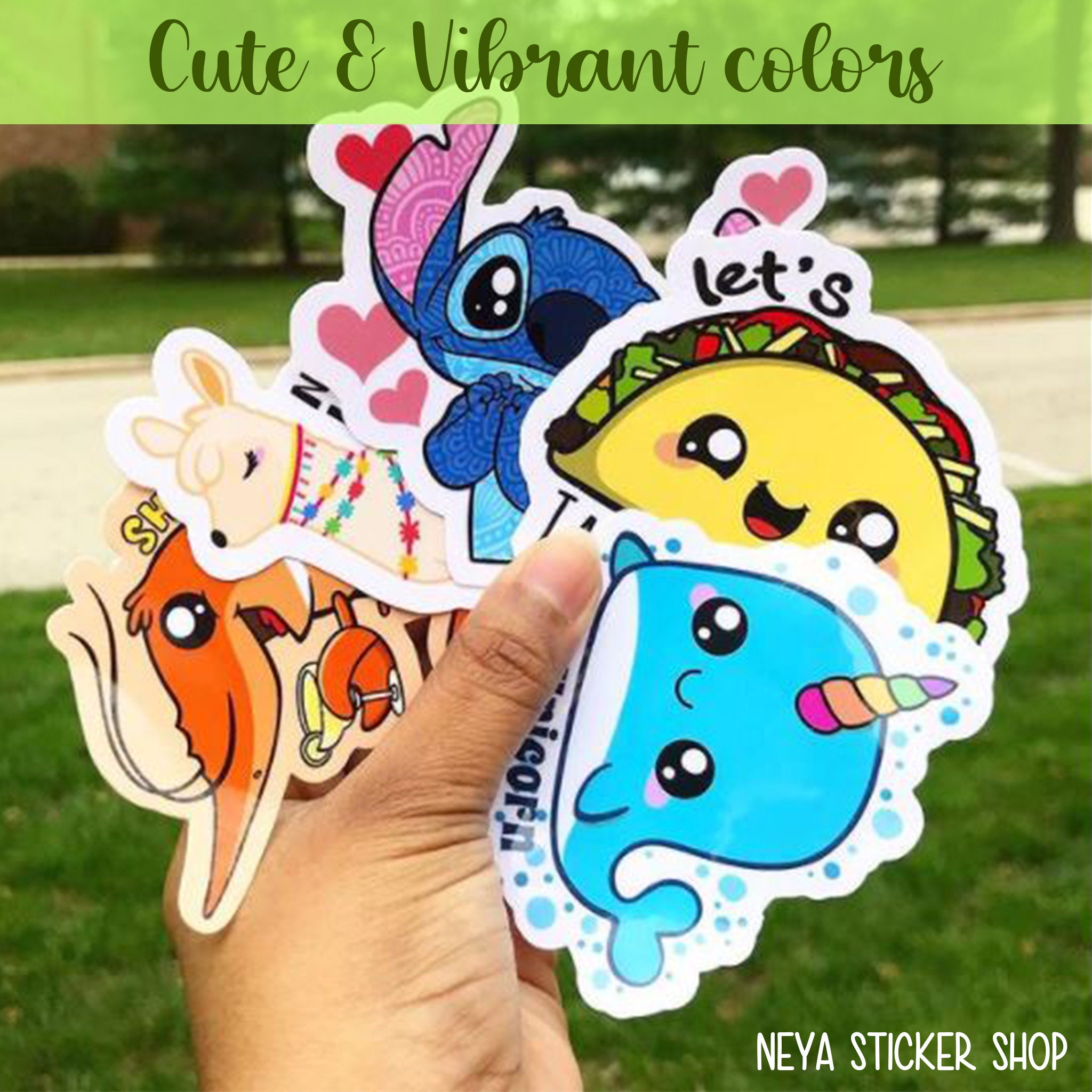 Stickers Unicorn Dog Cat Emoji Rainbow Party Favors Best Sticker Book Ever