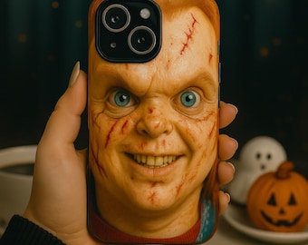 Kinderspiel Chucky Handyhülle: hochauflösender Halloween Sci-Fi Horrorfilm Fan Geschenk