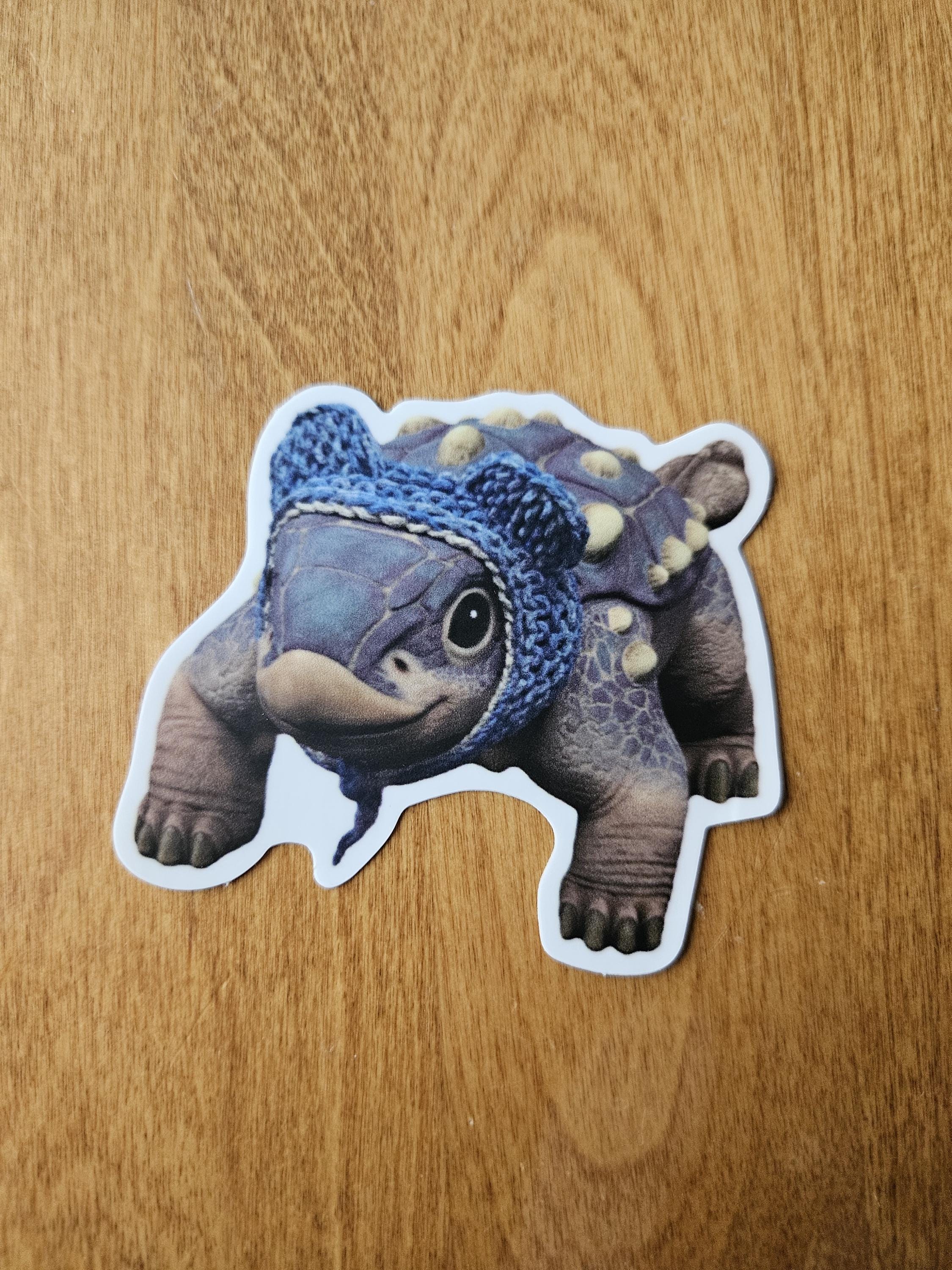 Jurassic World Chaos Theory Sticker Smoothie With Cat Ears Hat