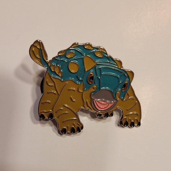 Jurassic World Camp Cretaceous Inspired Bumpy Ankylosaurus Dinosaur Soft Enamel Pin Etsy
