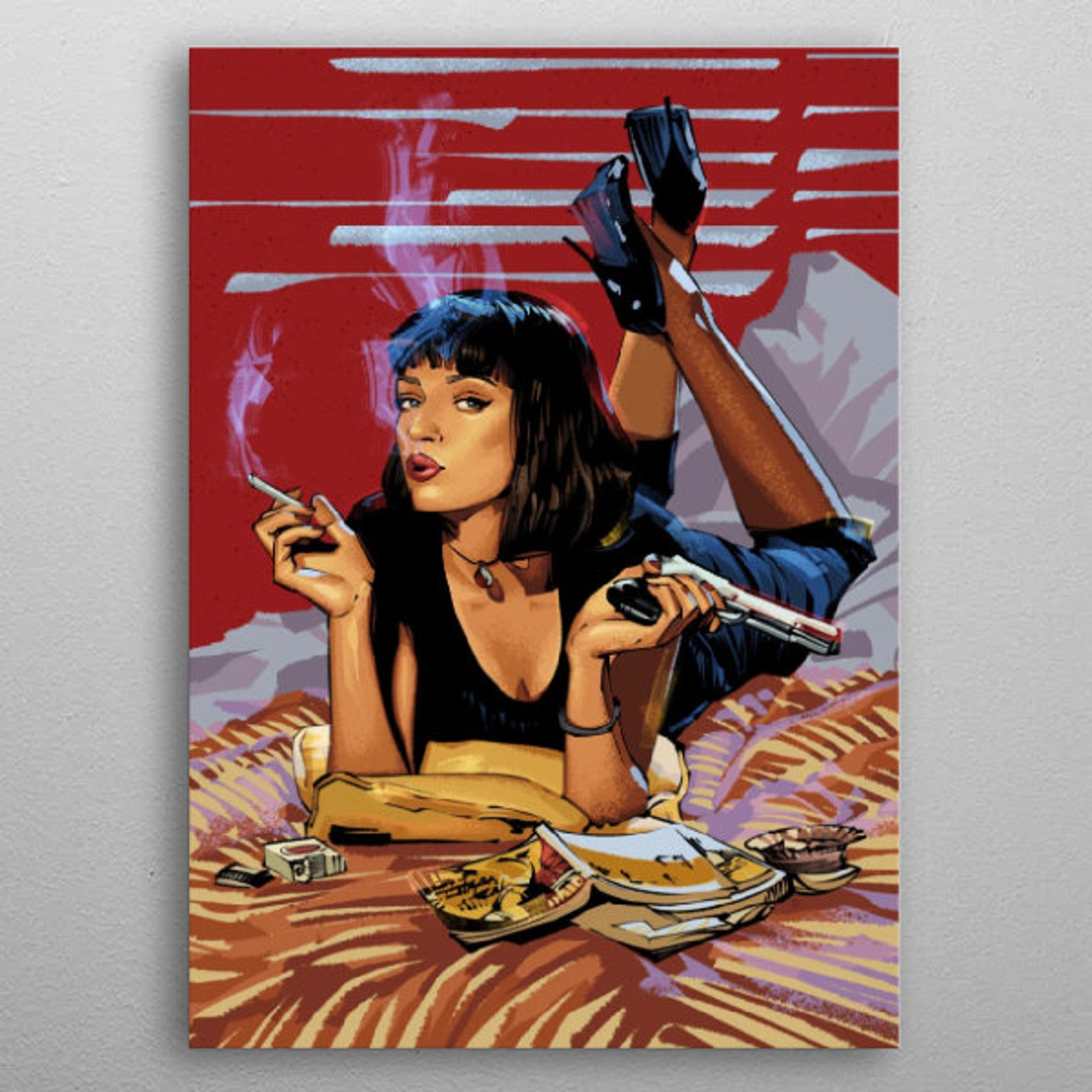  Pulp  Fiction  Tarantino affiche  Etsy