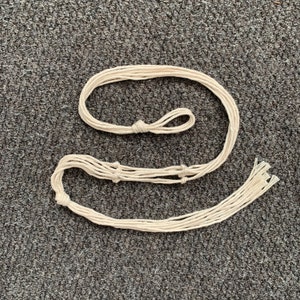 Minimalist Plant Hanger Twisted Cotton String Natural image 7