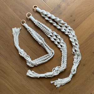 Macrame Plant Hangers Cotton Cord Natural image 8