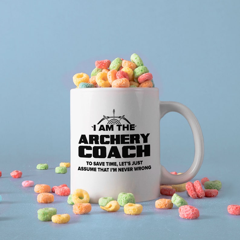 Archery Coach Mug Archery Gift Archery Coffee Mug Etsy