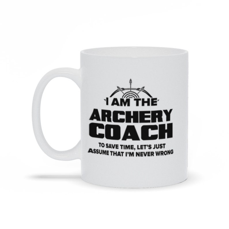 Archery Coach Mug Archery Gift Archery Coffee Mug Etsy