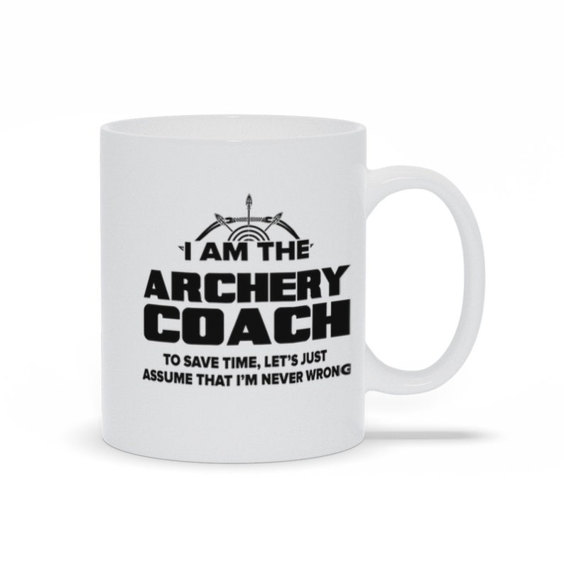 Archery Coach Mug Archery Gift Archery Coffee Mug Etsy