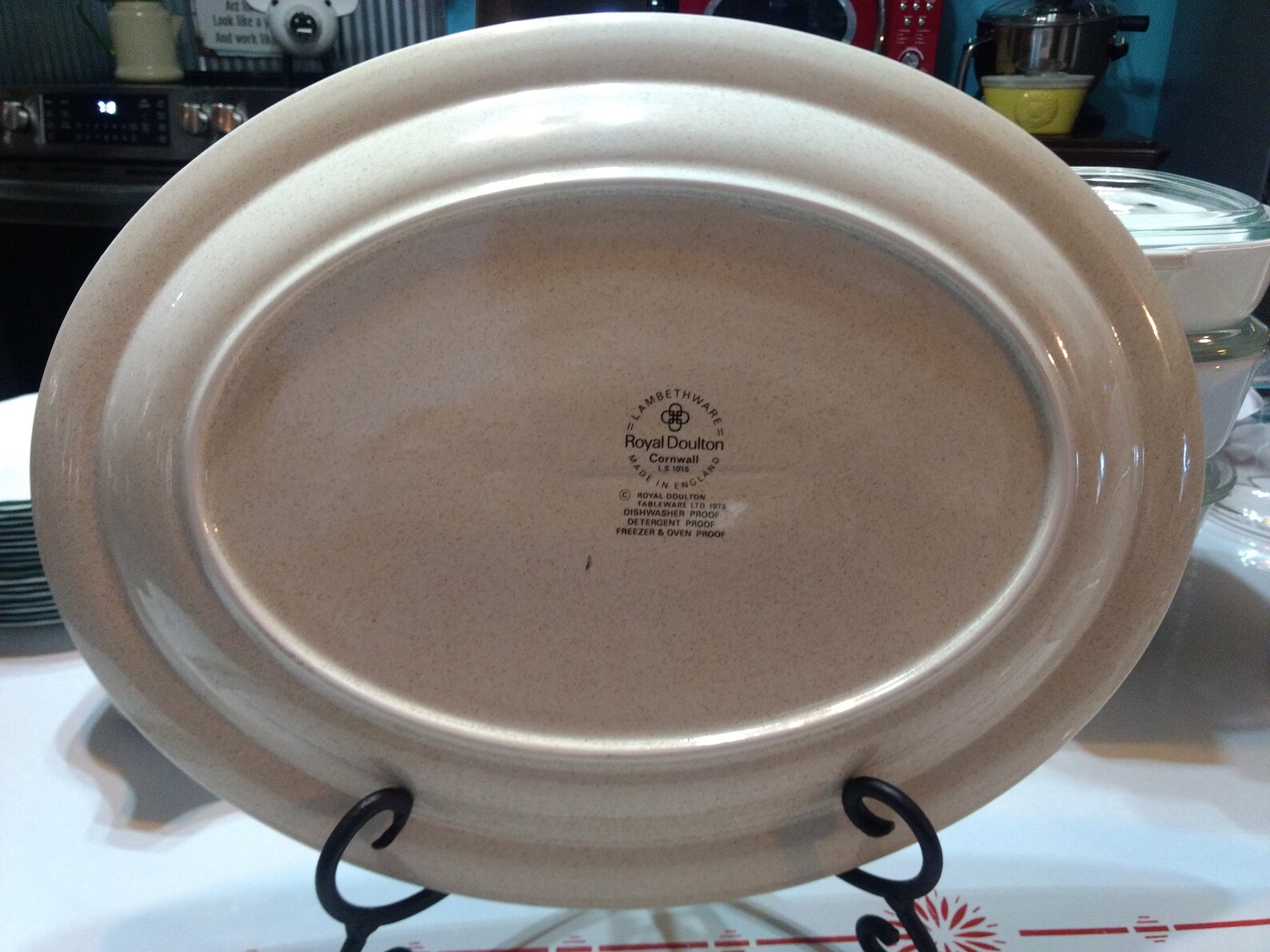 Royal Doulton Cornwall Lambethware LS1015 Oval Platter 13.25 Etsy
