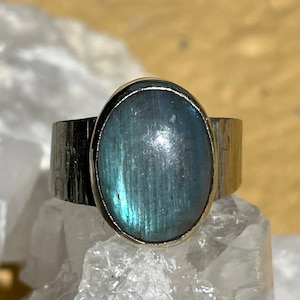 Labradorite Ring 9.75