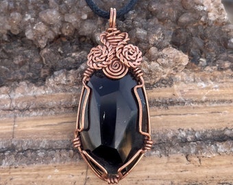 Dendrite Agate Copper Pendant/Necklace