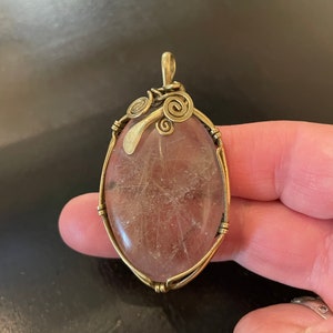 Quartz Brass Pendant