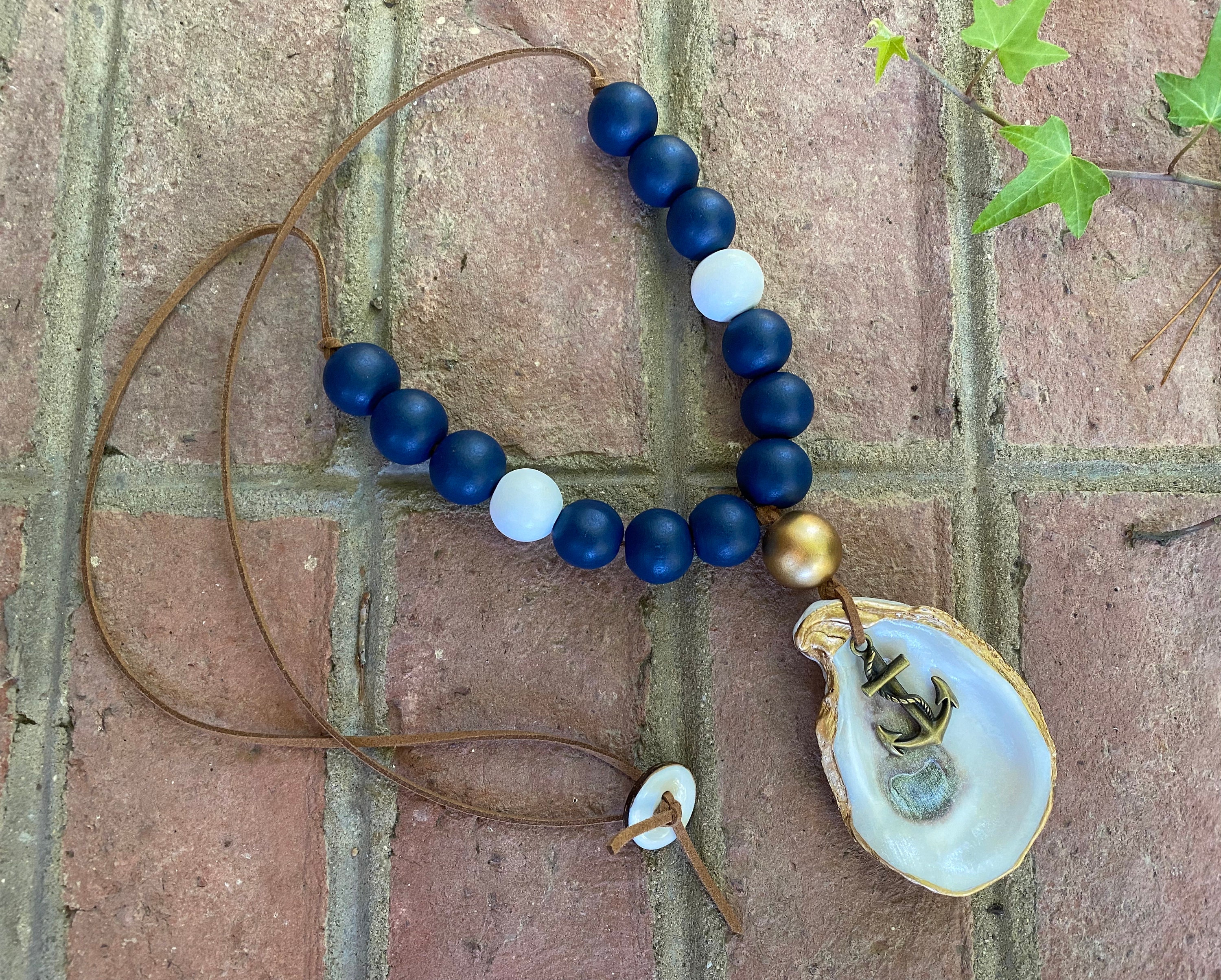 Nautical Oyster Shell Necklace Etsy Australia