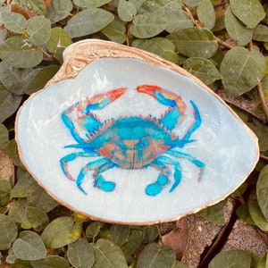 Blue Crab Trinket Clam Dish