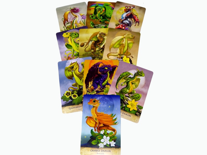 Dragon Tarot Garden Dragons Oracle Deck - Etsy