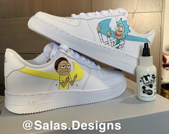 rick and morty custom af1