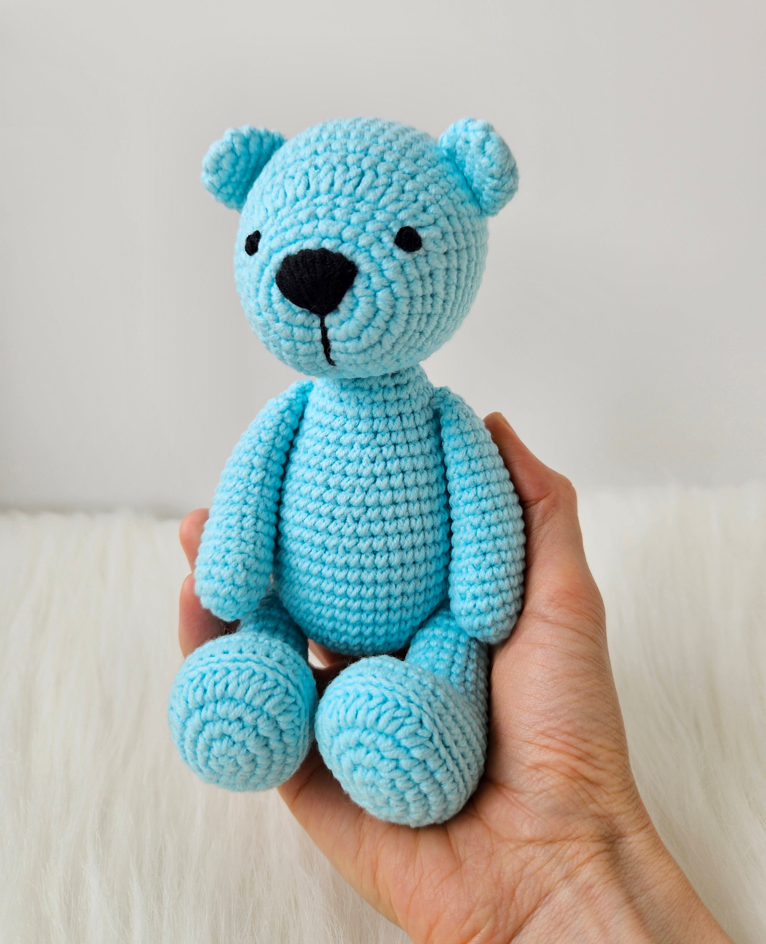 Crochet Amigurumi Bear Pattern bear Toy PDF Tutorial crochet Classic Teddy Bear Nico the Bear crochet Bear Pattern by Amibunnycrochet Etsy