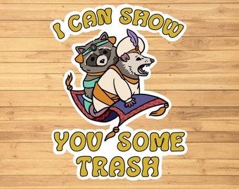 Funny Trash Can Etsy