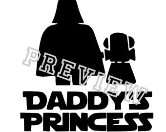 Daddy Star Wars Svg Etsy
