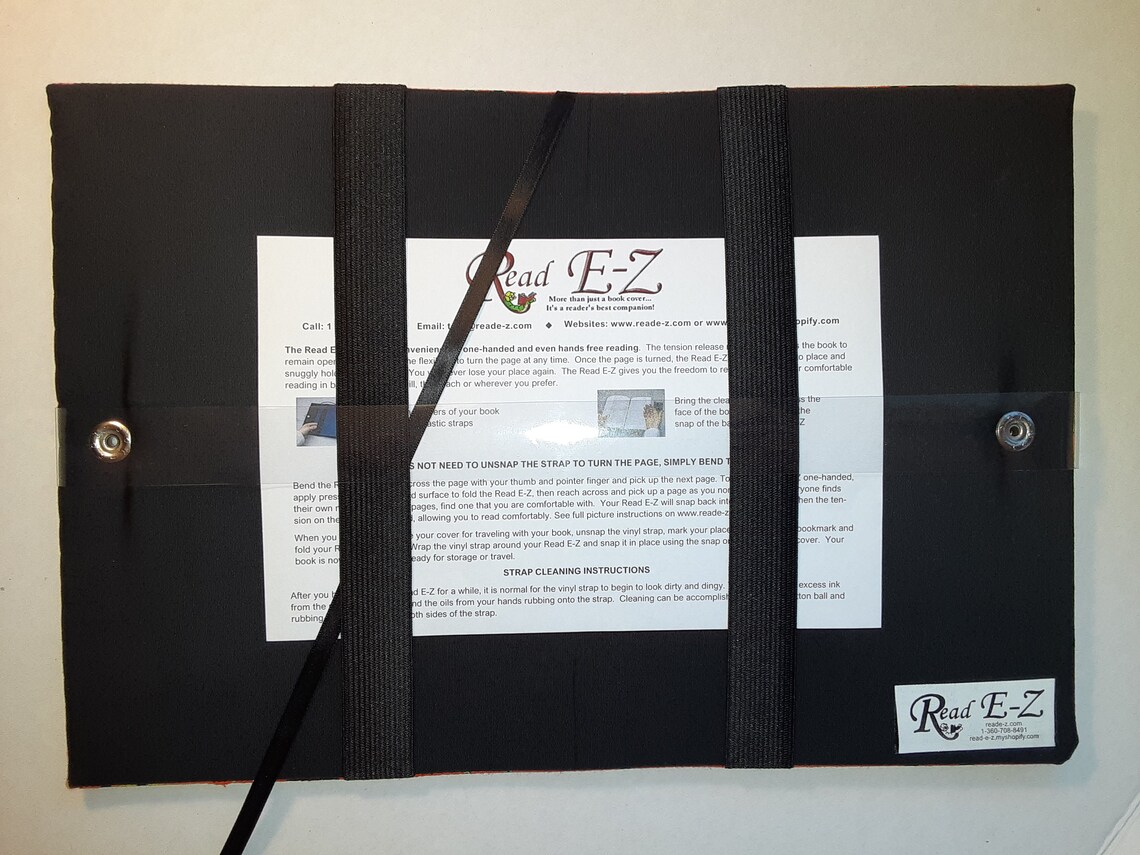 Made to Order Book Cover/Holder handsfree reading 4 sizes Etsy