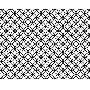 OVERLAPPING CIRCLES SVG, Overlapping Pattern cut files for Cricut, Seamless Round Pattern Cut Files