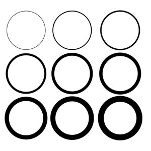 CIRCLE Frame SVG, CIRCLES Monogram Svg, Circle Frames Svg, Cut files for Cricut