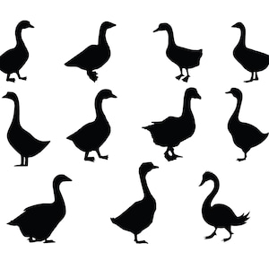 GOOSE SVG, FARM Animals Svg, Farm Animal Svg cut files for Cricut, Goose Cut files for Cricut