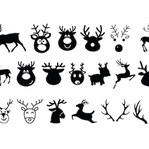 Weihnachten Rentier SVG, Rentier Clipart, Rentier-Svg-Dateien für Cricut, Rentier geschnitten