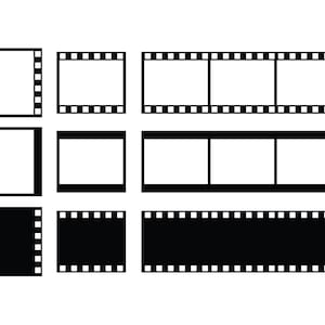 FILM STRIP SVG, Movie filmstrip svg, picture frame svg, camera reel svg