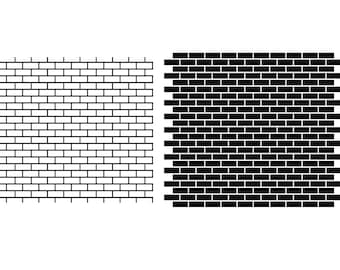BRICK Pattern SVG, BRICK Pattern Svg cut files for Cricut, Brick Wall Svg Cut Files