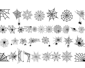 SPIDER WEB SVG, Spider Web Clipart, Spider Web Svg for Cricut, Cobweb Svg