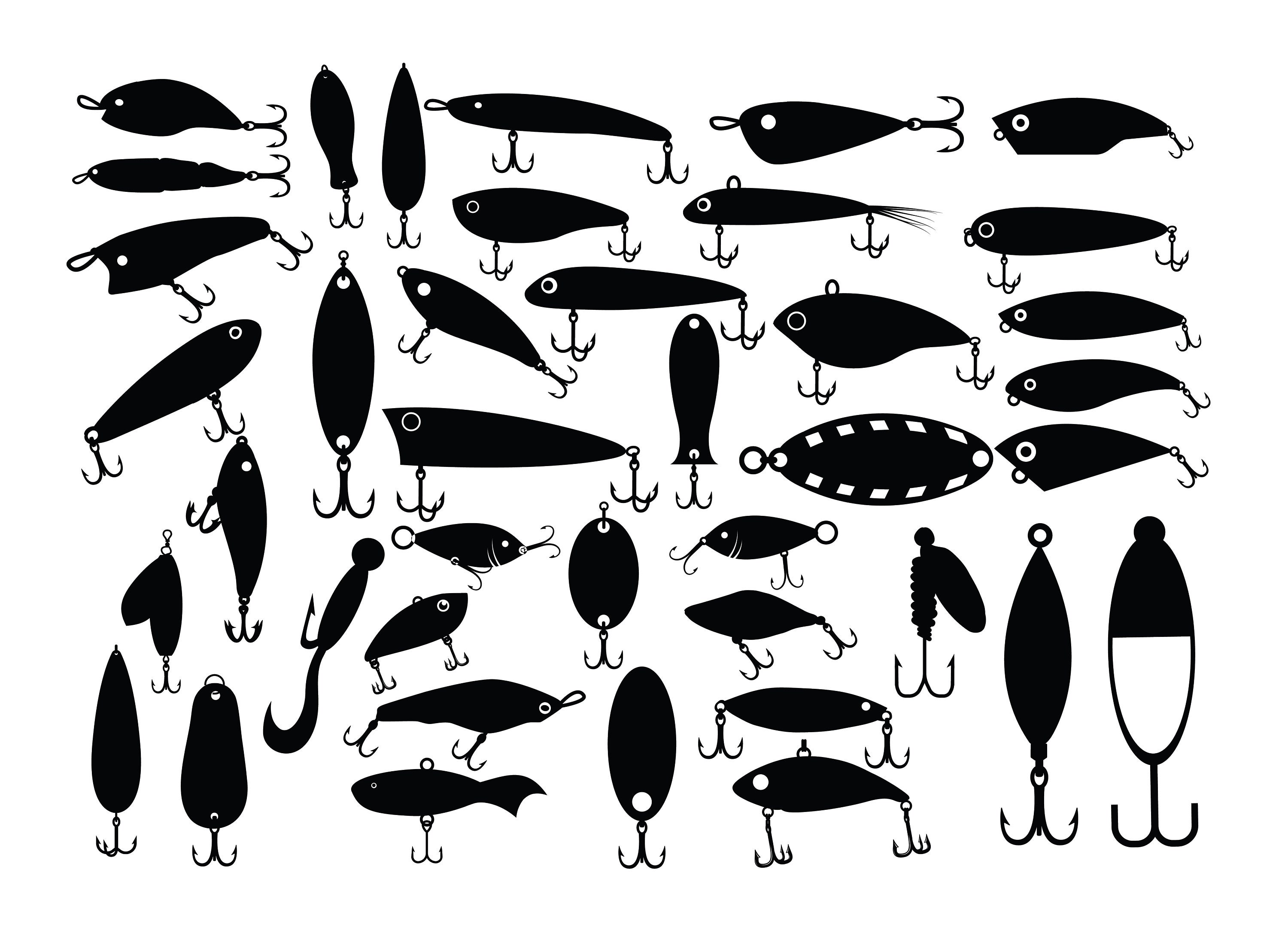 Fishing Lures Patterns – Classic Carving Patterns – Art Designs Studio