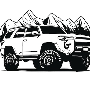 OFFROAD SVG, OFFROAD Svg Cut Files for Cricut, Mountains Svg, Offroad clipart, Adventure Off Road Svg