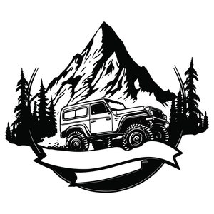 OFFROAD SVG, OFFROAD Svg Cut Files for Cricut, Mountains Svg, Offroad clipart, Adventure Off Road Svg