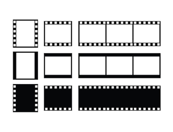 FILM STRIP SVG, Movie filmstrip svg, picture frame svg, camera reel svg