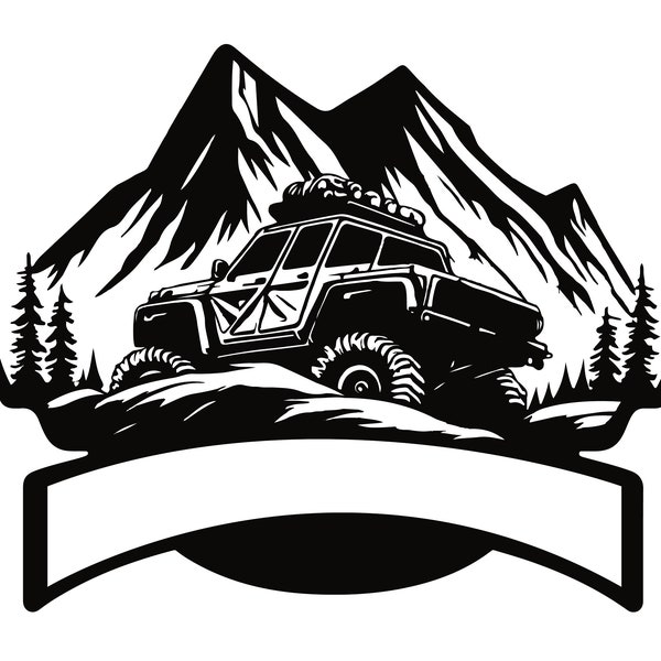 OFFROAD SVG, OFFROAD Svg Cut Files for Cricut, Mountains Svg, Offroad clipart, Adventure Off Road Svg