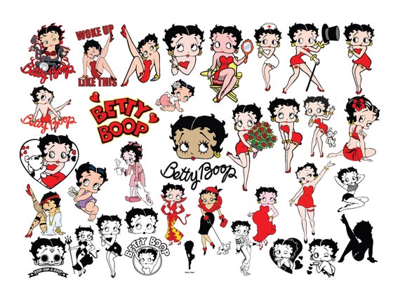 BETTY BOOP SVG, Betty Boop Svg Files for Cricut, Betty Boop Clipart, Betty  Boop Cut Files, Betty Boop Vector